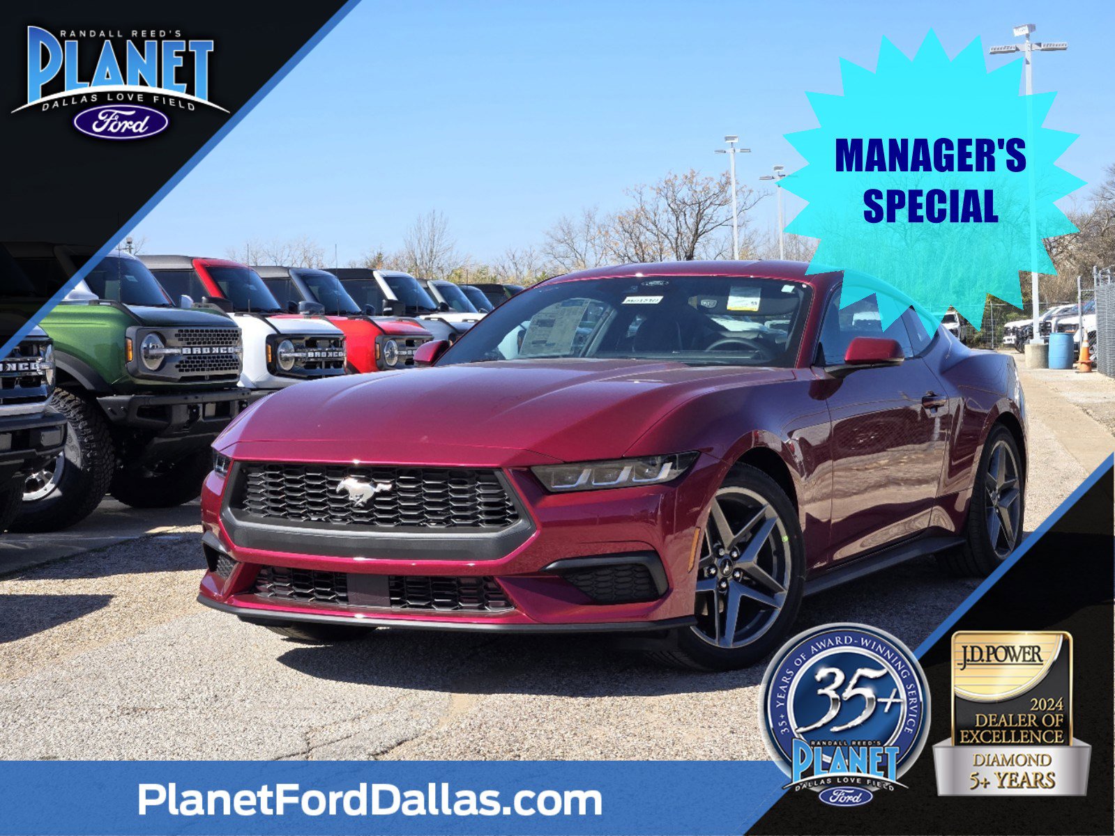 New 2025 Ford Mustang EcoBoost Premium Fastback for Sale in Dallas