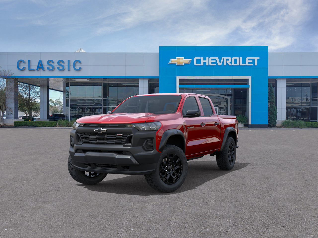 2026 Chevrolet Colorado Trail Boss Red at Classic Elite Chevrolet Sugar Land