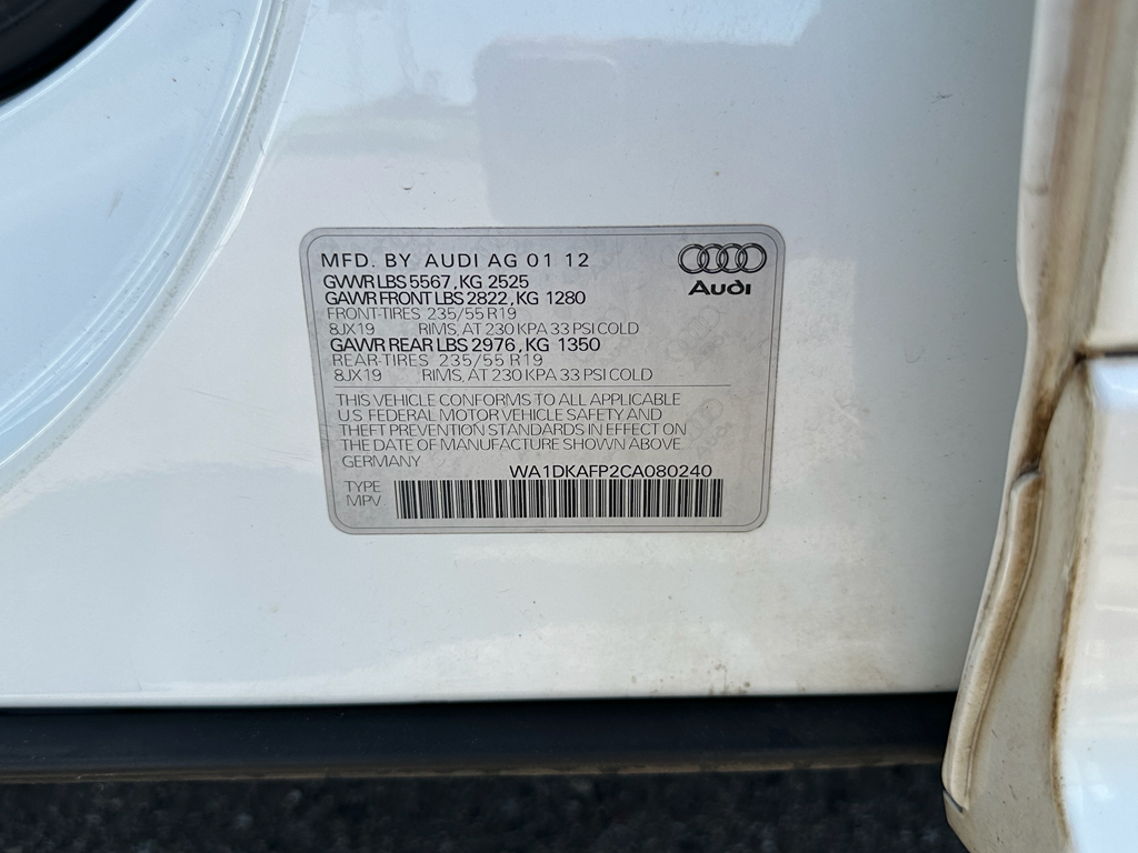 2012 Audi Q5 3.2 Premium Plus photo 31