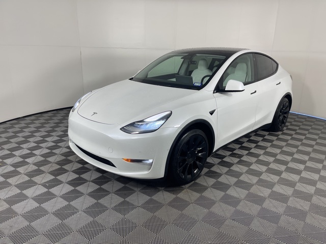 Used 2021 Tesla Model Y Long Range with VIN 5YJYGAEE3MF187511 for sale in Salida, CO