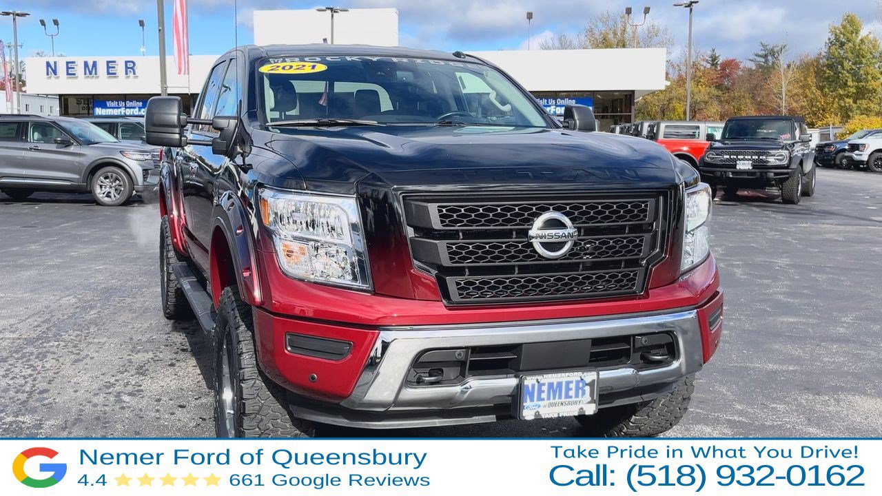 PreOwned 2021 Nissan Titan SV Crew Cab Pickup in Queensbury P9338A