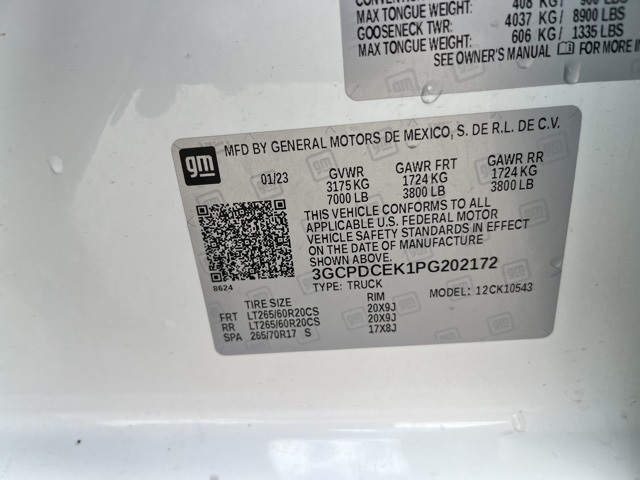 2023 Chevrolet Silverado 1500 Custom Trail Boss photo 14