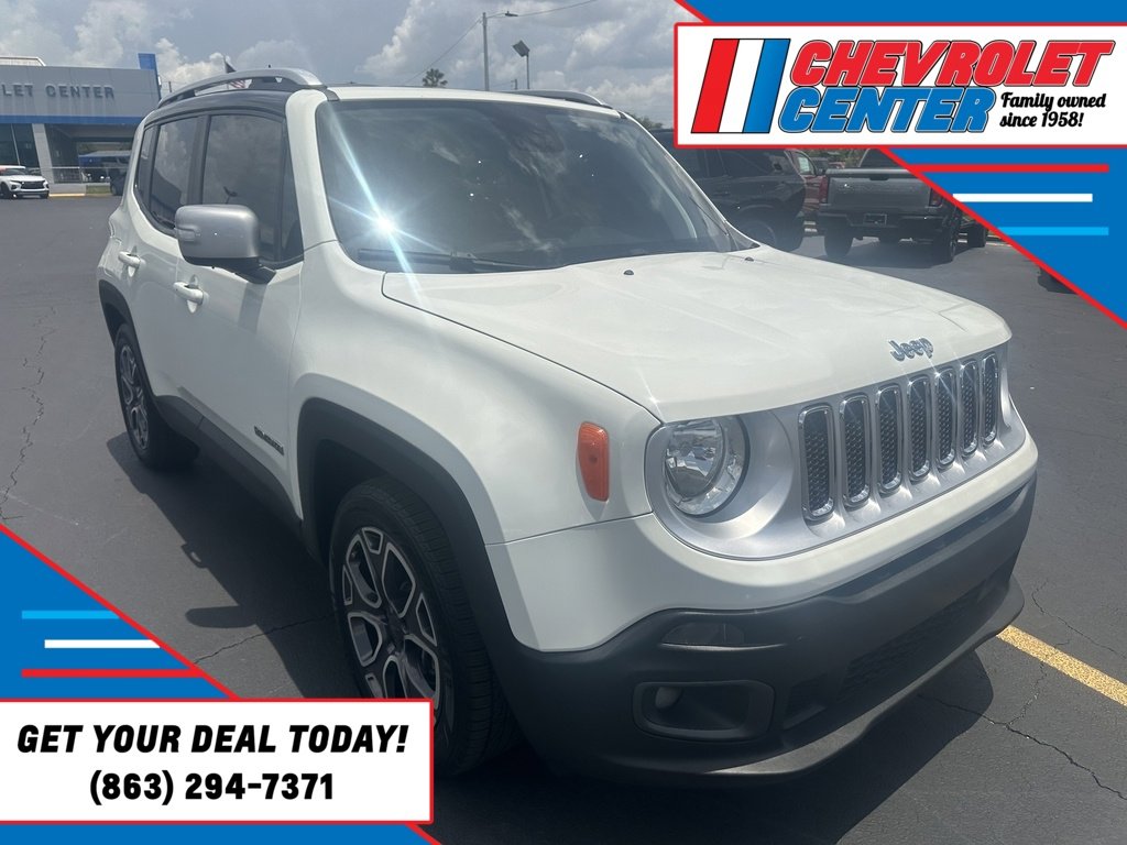 Used 2018 Alpine White Jeep Limited image 1