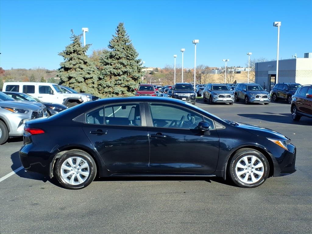 Certified 2023 Toyota Corolla LE with VIN 5YFB4MDE6PP063677 for sale in Burnsville, Minnesota