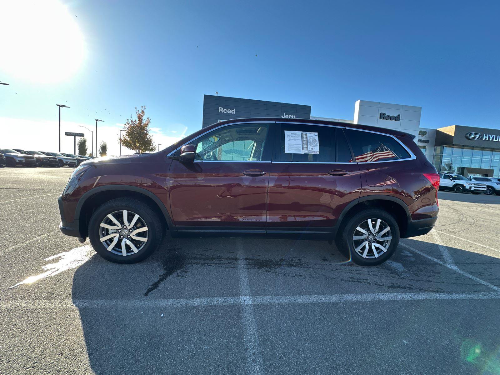 Used 2021 Honda Pilot EX-L with VIN 5FNYF6H50MB092609 for sale in Kansas City