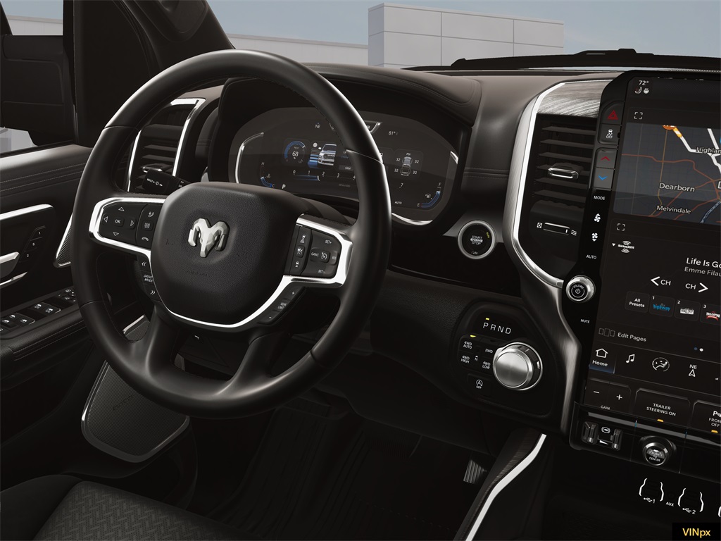 New 2026 Bright White Clear-Coat Exterior Paint RAM Laramie image 18