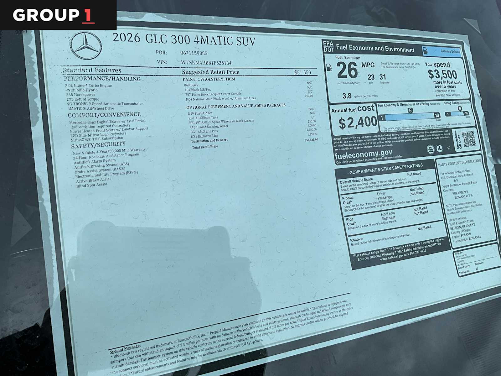 2026 Mercedes-Benz GLC Base's photo