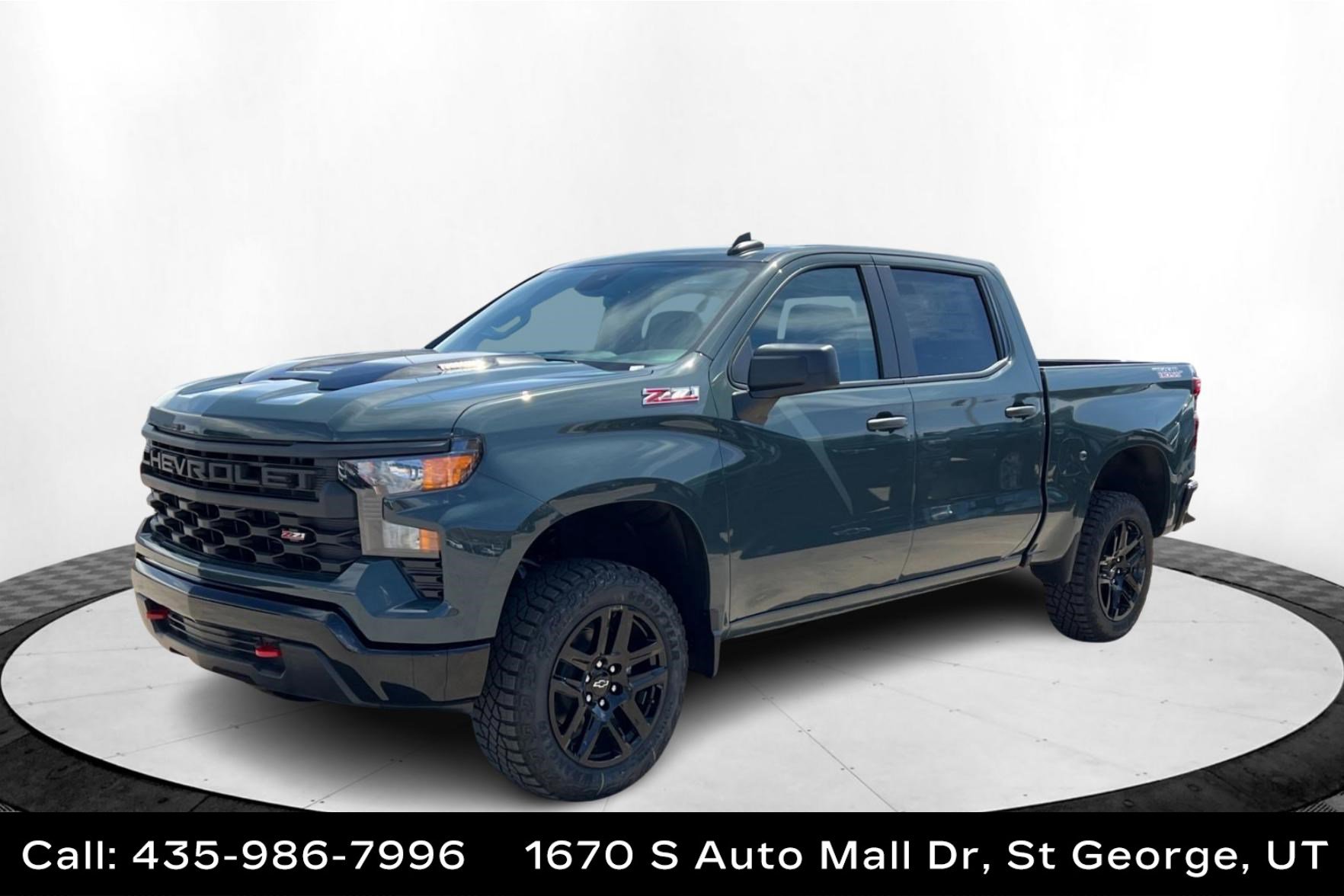 New 2025 Cypress Gray Chevrolet Custom Trail Boss image 1