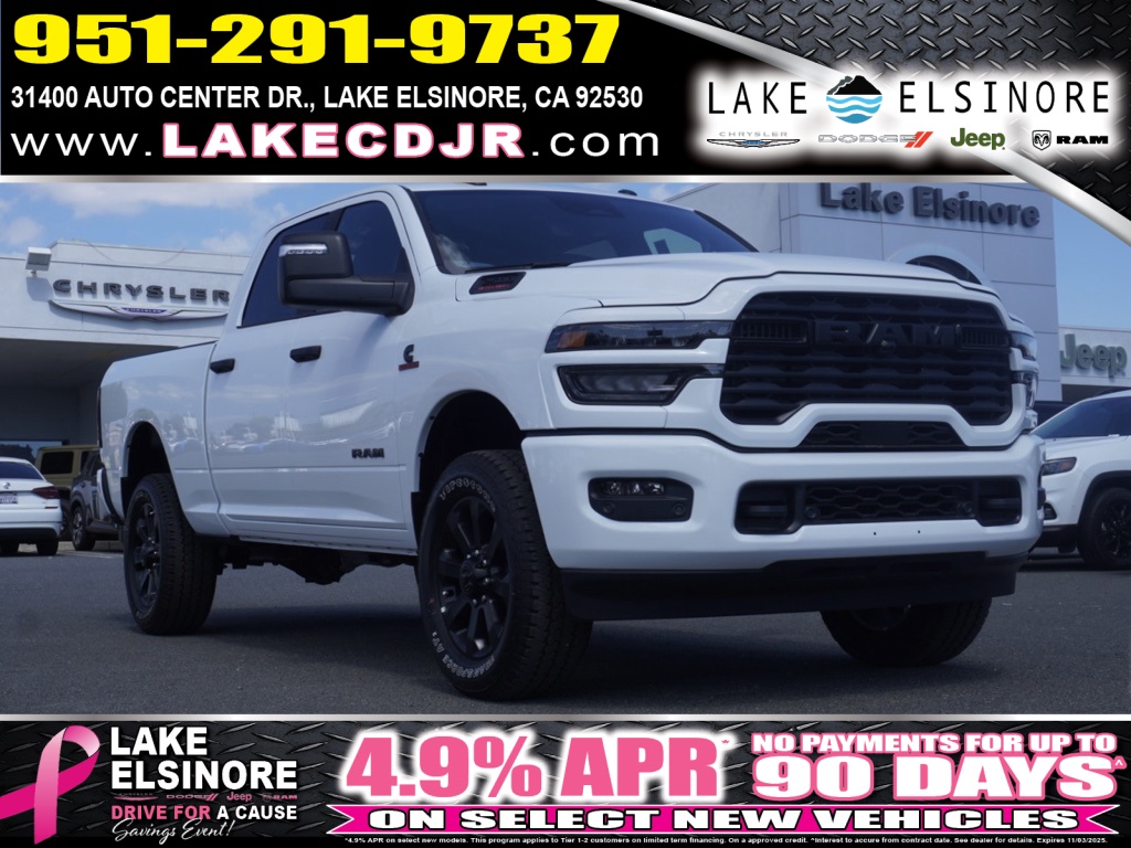 New 2026 RAM 2500 Big Horn Night Edition Crew Cab in Lake Elsinore