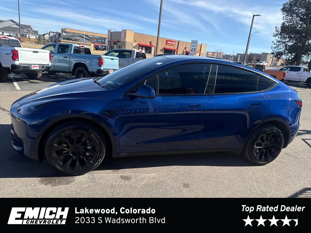 Used 2024 Tesla Model Y Long Range with VIN 7SAYGDEE0RA217606 for sale in Lakewood, CO