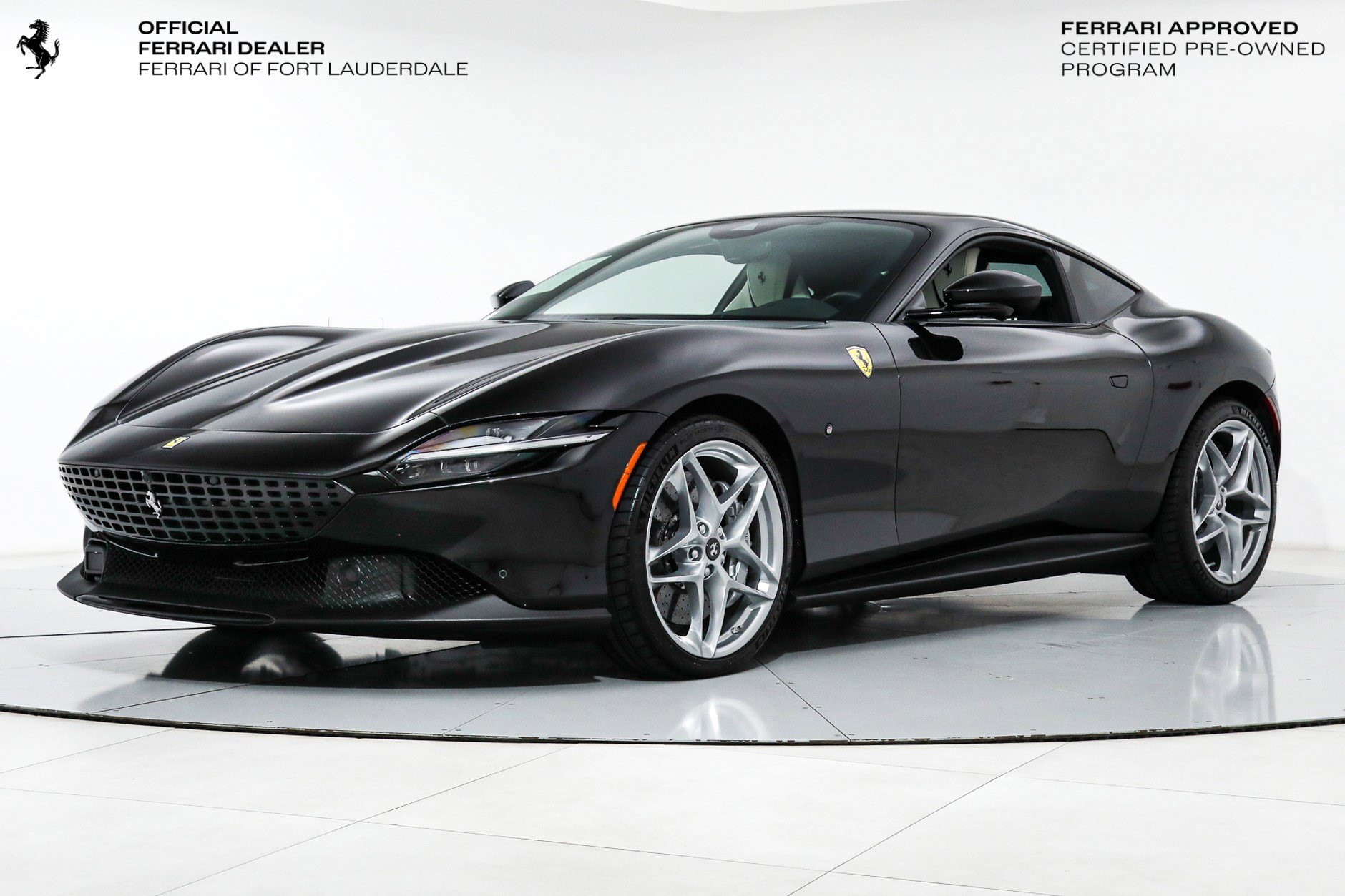 Certified Used 2021 Black Ferrari  image 1
