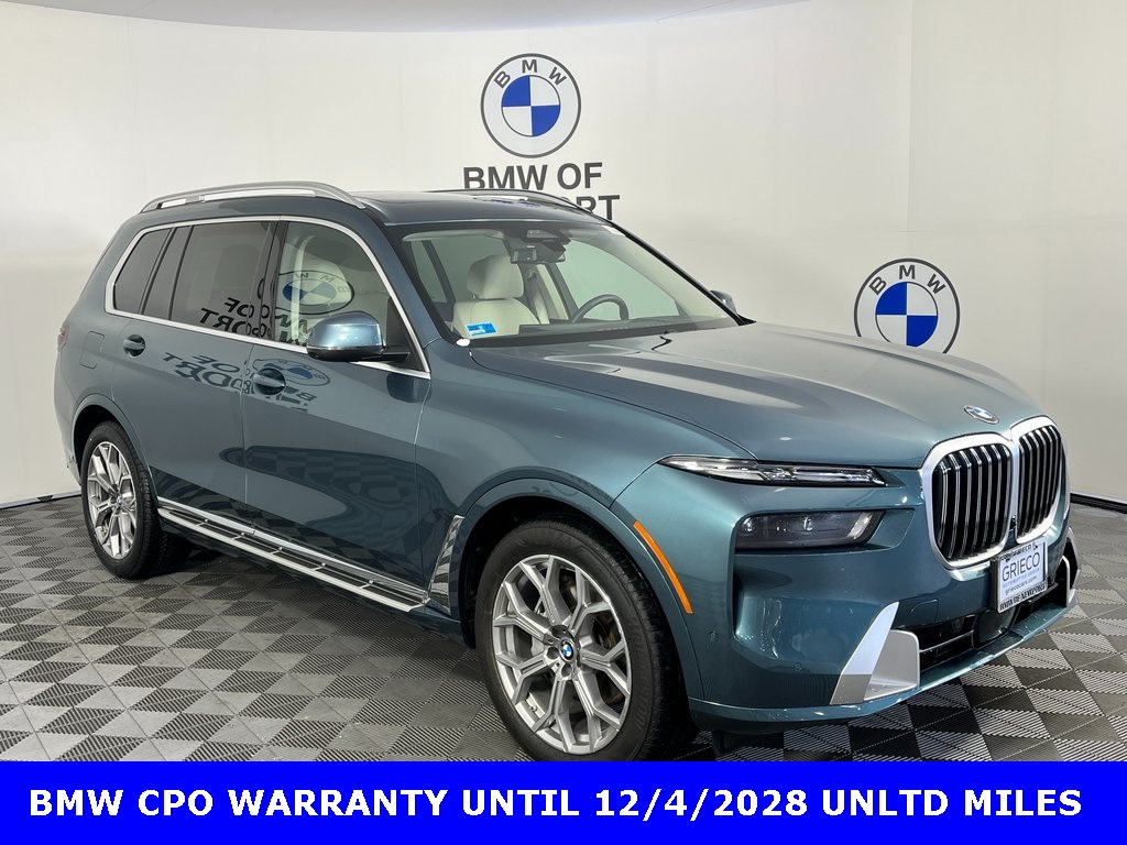 Certified Used 2024 Blue Ridge Mountain Metallic BMW xDrive40i image 1