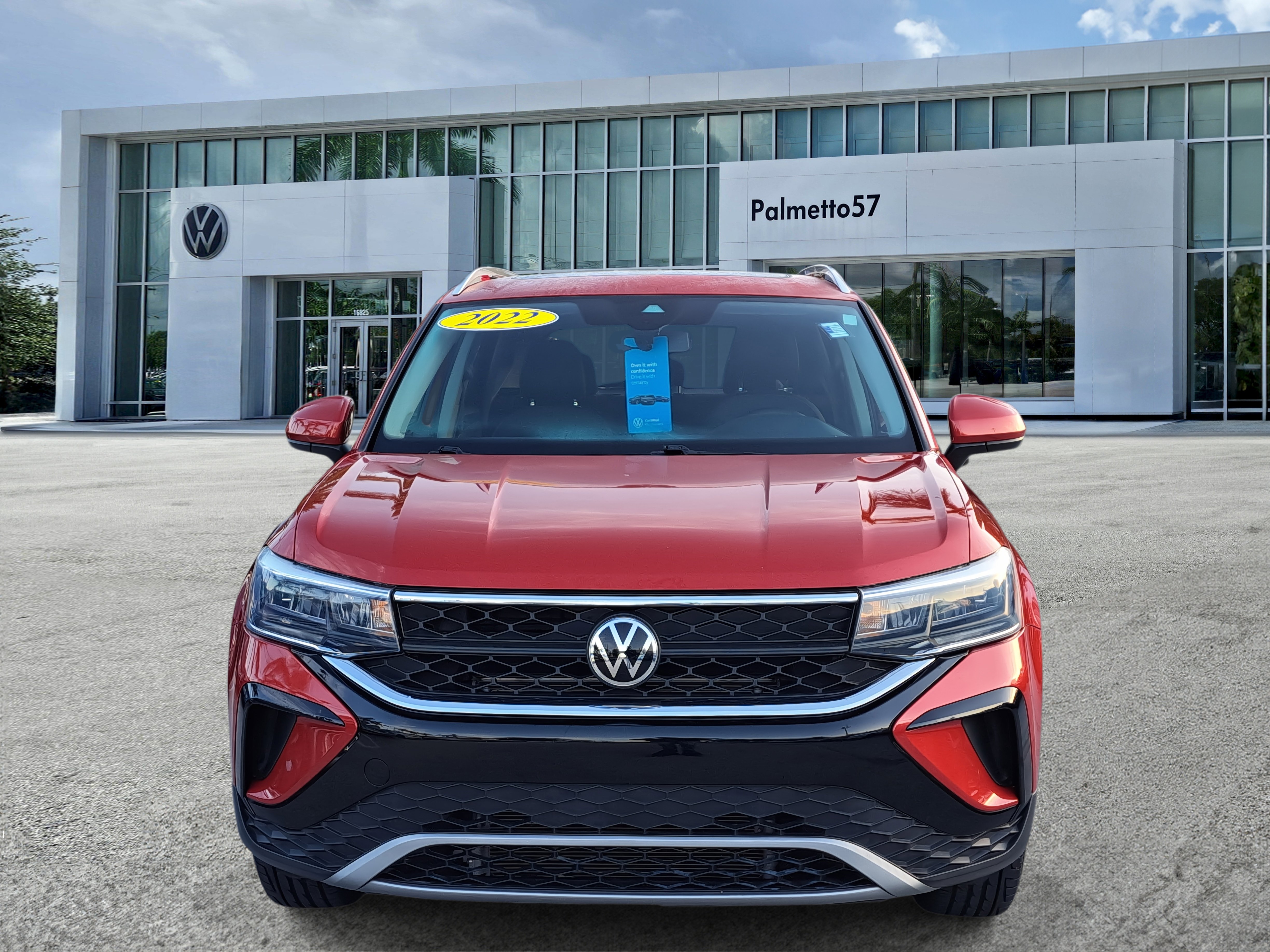 Certified 2022 Volkswagen Taos SE with VIN 3VVLX7B22NM008445 for sale in Opa-locka, FL