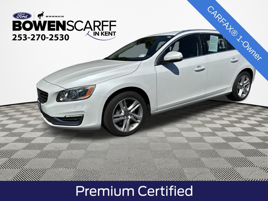 Certified 2015 Volvo V60 Platinum with VIN YV1612SM0F1221761 for sale in Kent, WA