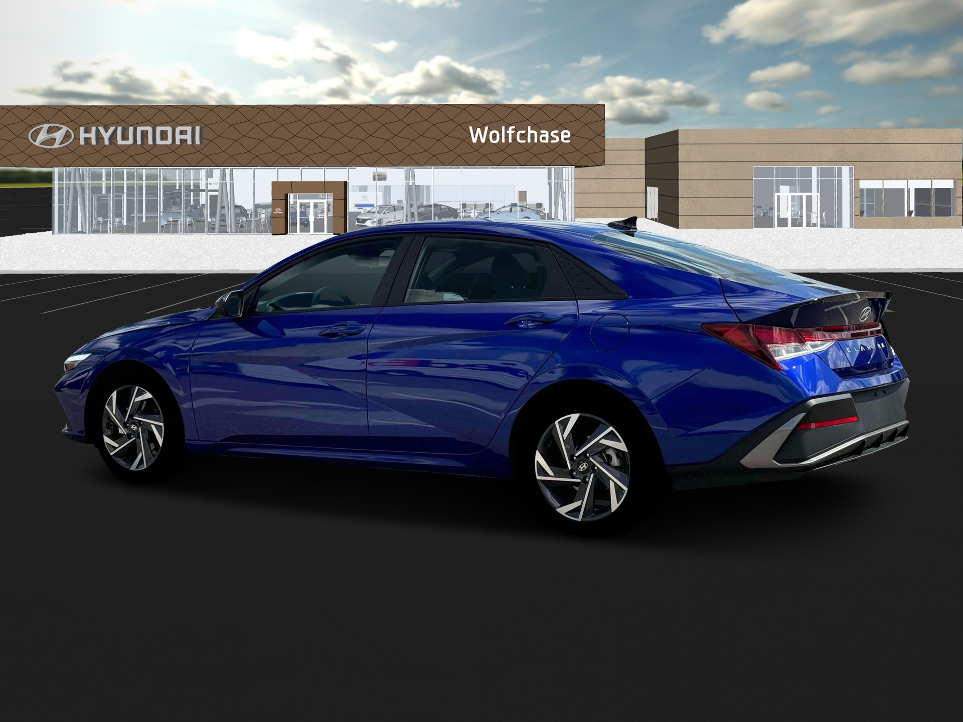 New 2025 Blue Hyundai SEL Sport image 4