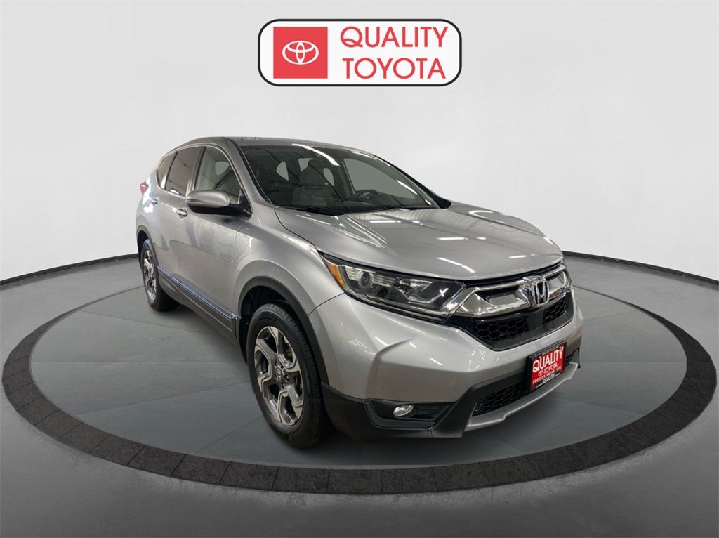 Used 2018 Honda CR-V EX with VIN 2HKRW2H56JH680055 for sale in Fergus Falls, MN