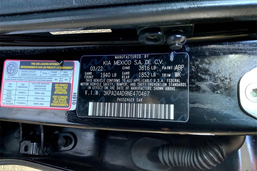 2022 Kia Rio LX photo 29