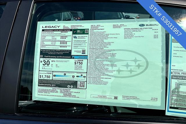 2025 Subaru Legacy Limited photo 4