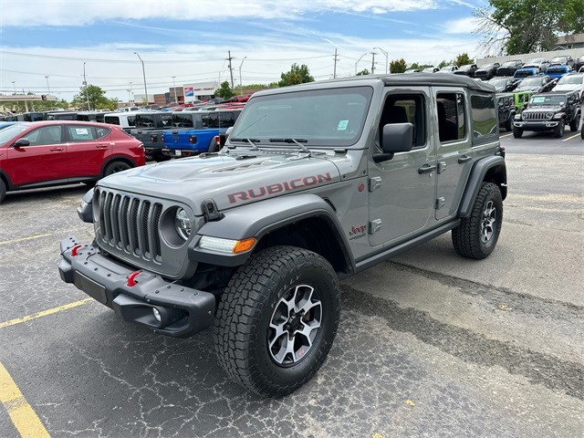 Certified 2021 Jeep Wrangler Unlimited Rubicon with VIN 1C4JJXFM7MW649835 for sale in Kansas City