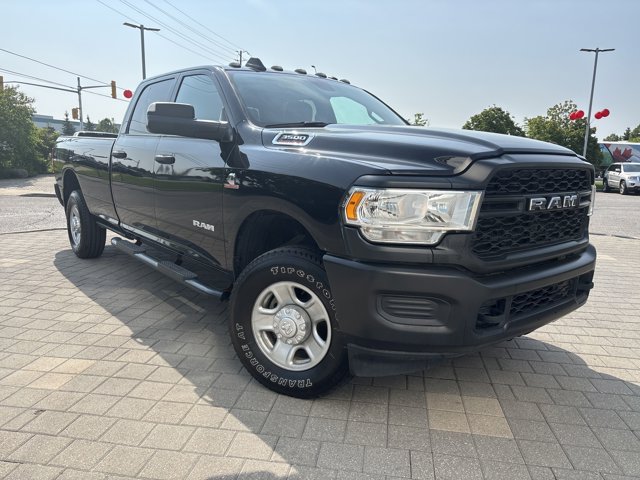 Used 2022 Diamond Black Crystal Pearlcoat Ram Tradesman image 1