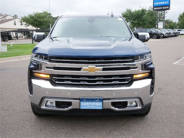 Certified 2022 Chevrolet Silverado 1500 Limited LTZ with VIN 1GCUYGED7NZ195242 for sale in Anoka, Minnesota