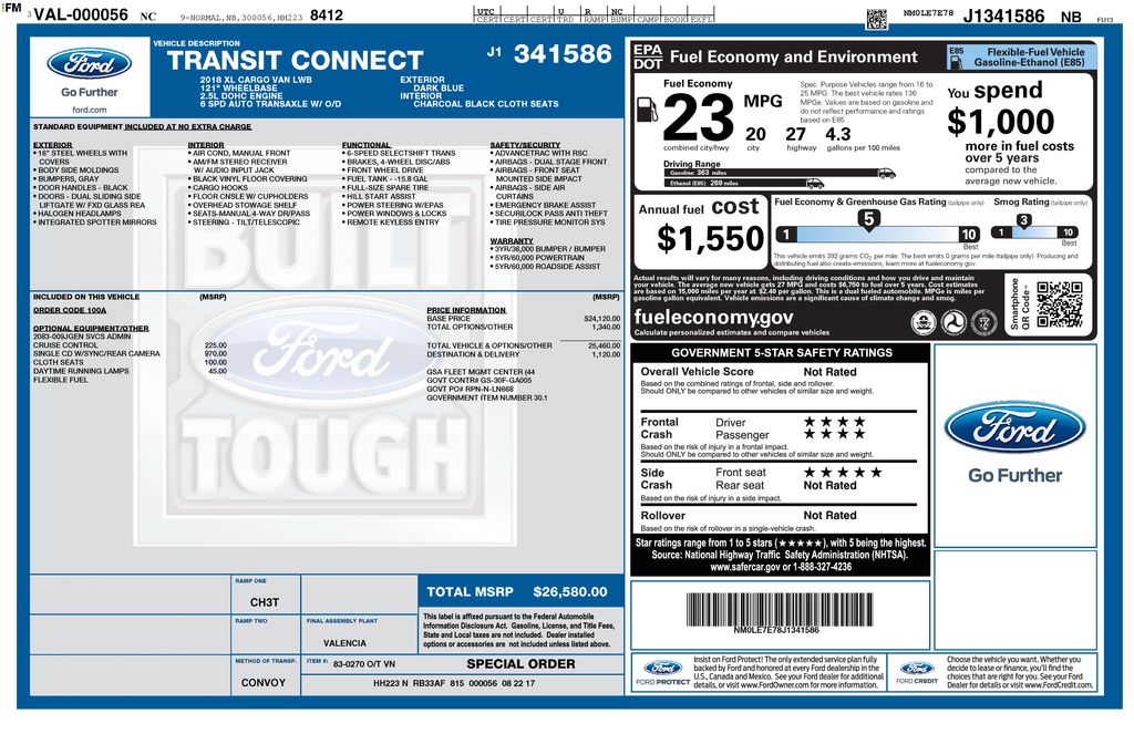 2018 FORD TRANSIT CONNECT - Image 25