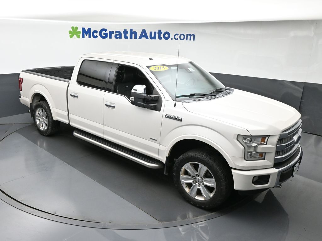 Used 2015 Ford F-150 Platinum with VIN 1FTFW1EG9FFC53196 for sale in Marion, IA