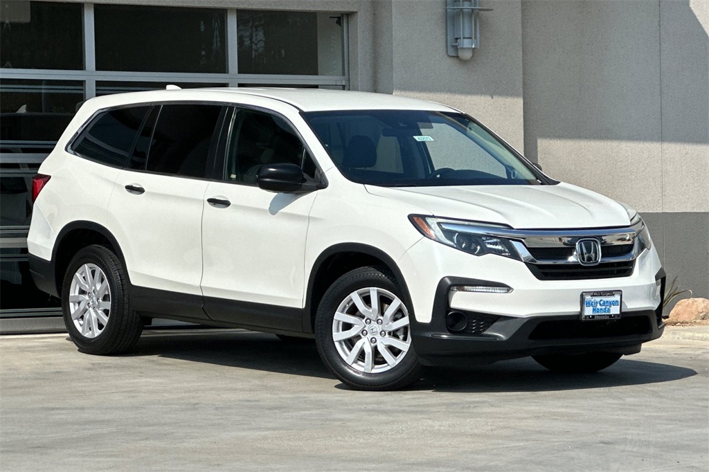 Certified 2019 Honda Pilot LX with VIN 5FNYF5H14KB028240 for sale in Yorba Linda, CA