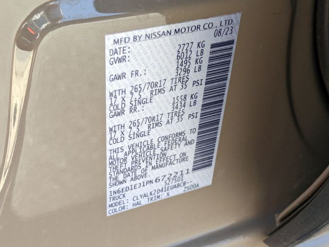 2023 Nissan Frontier PRO-X photo 26