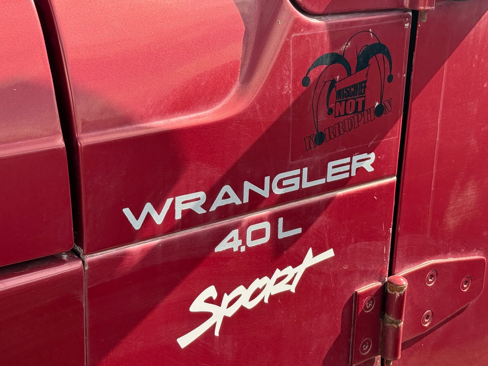 1998 Jeep Wrangler Sport TJ photo 3