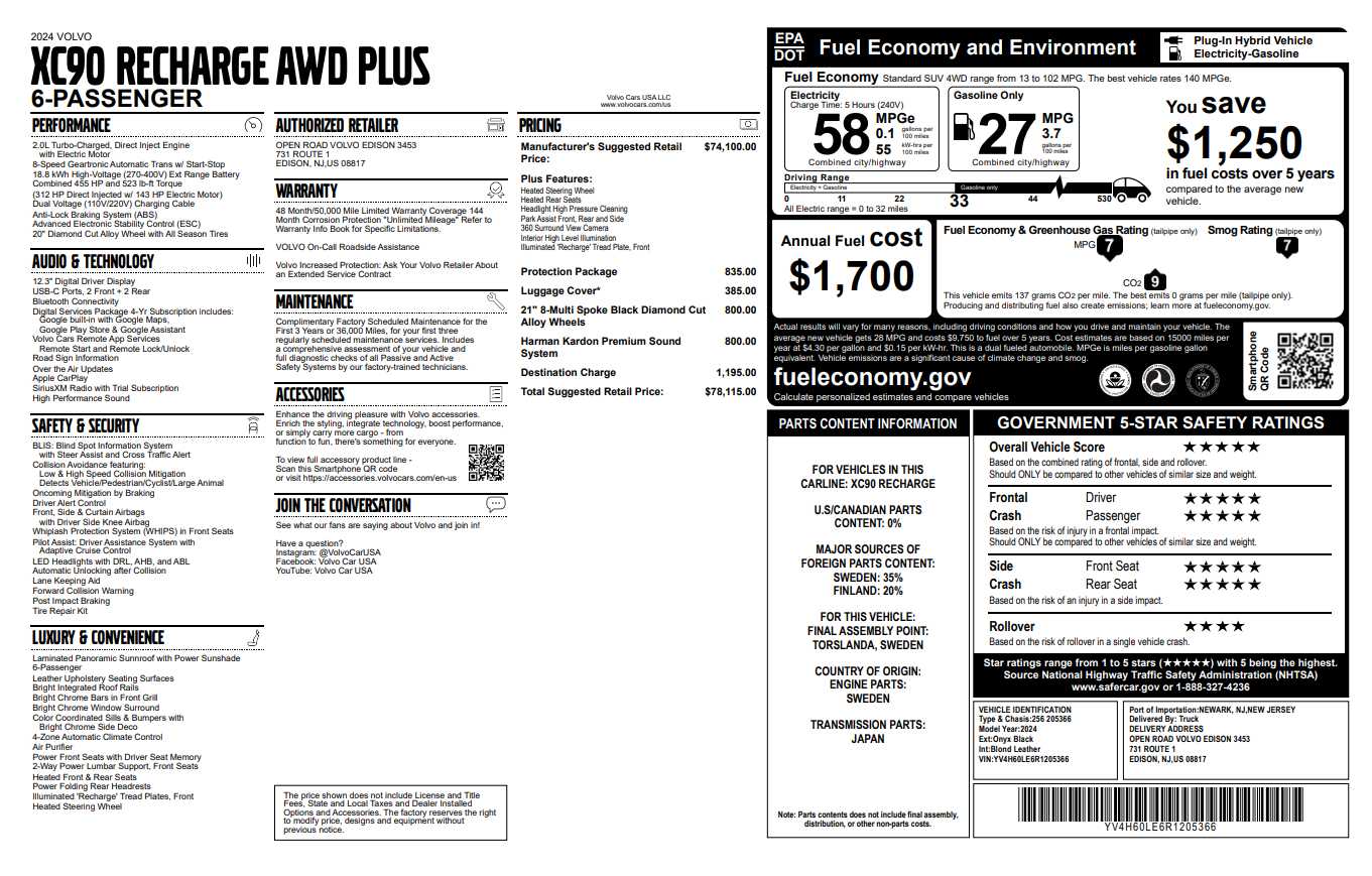 2024 Volvo XC90 Plus's photo