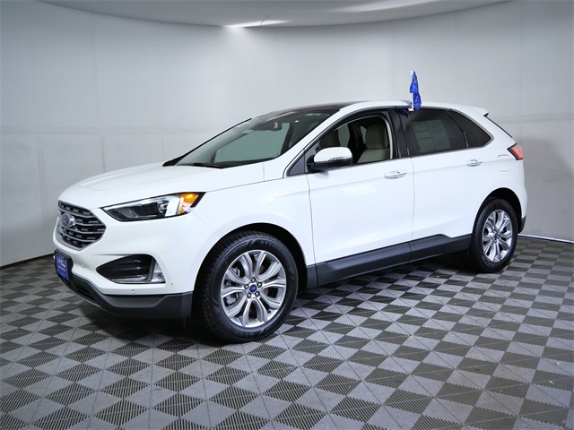 Certified 2022 Ford Edge Titanium with VIN 2FMPK4K95NBA72258 for sale in Apple Valley, Minnesota