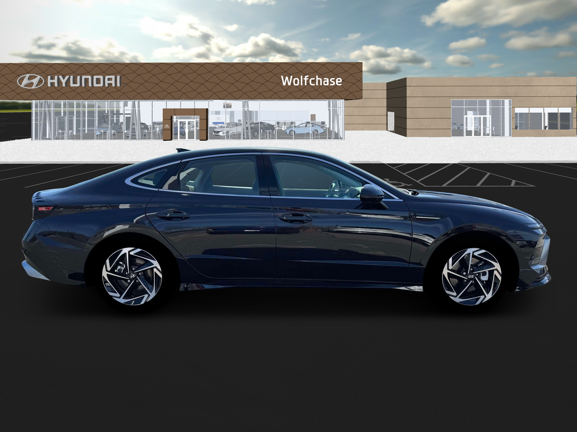 New 2025 Blue Hyundai SEL Convenience image 9