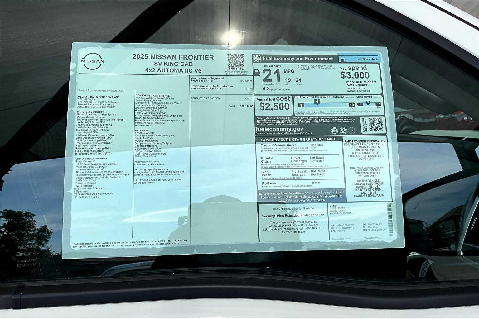 2025 Nissan Frontier SV photo 17