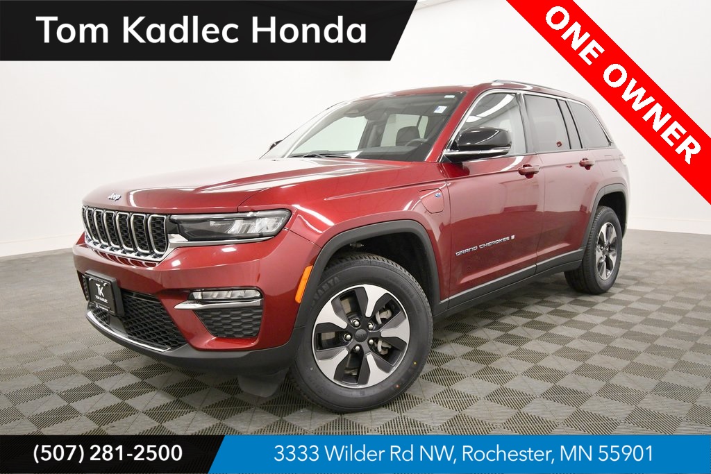 Used 2023 Velvet Red Pearlcoat Jeep 4xe image 1