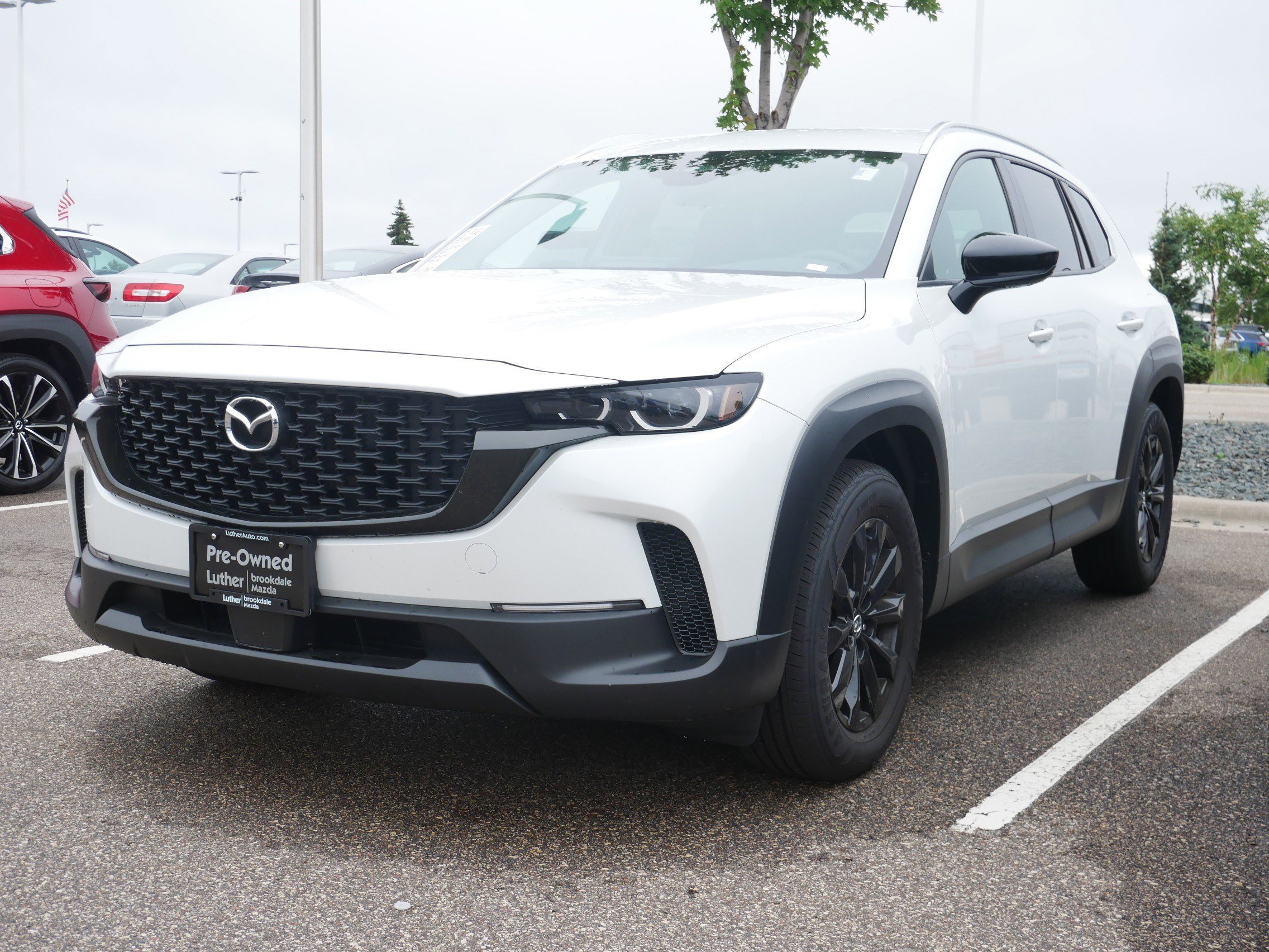 Certified 2025 Mazda CX-50 Preferred with VIN 7MMVABBM8SN311258 for sale in Brooklyn Center, Minnesota