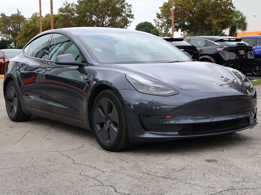 Used 2023 Tesla Model 3 Long Range with VIN 5YJ3E1EB2PF680817 for sale in Miami, FL