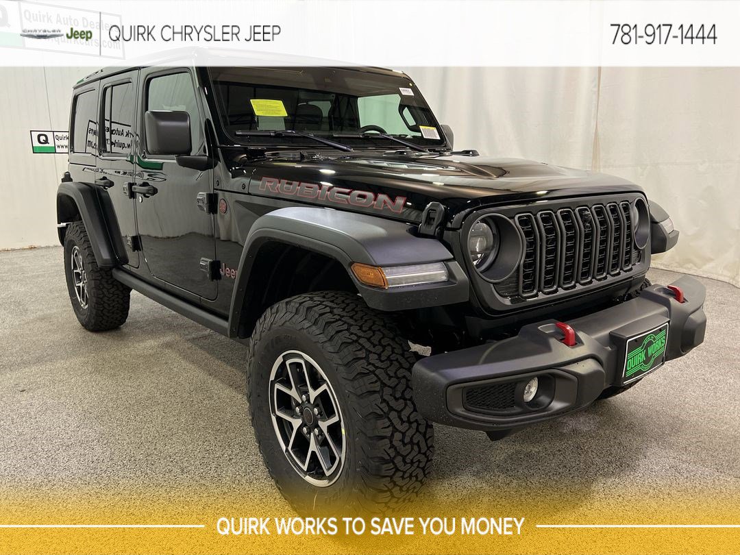 New 2025 Black Clearcoat Jeep Rubicon image 1