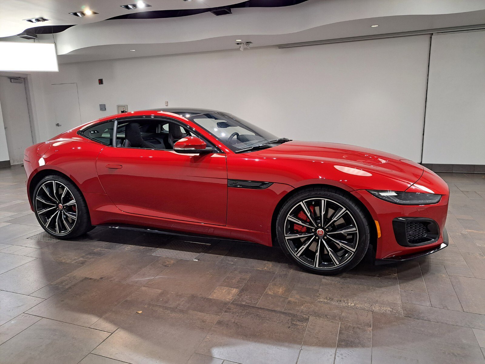 New 2023 Jaguar FTYPE Coupe R P575 AWD 2 door passenger in West Palm