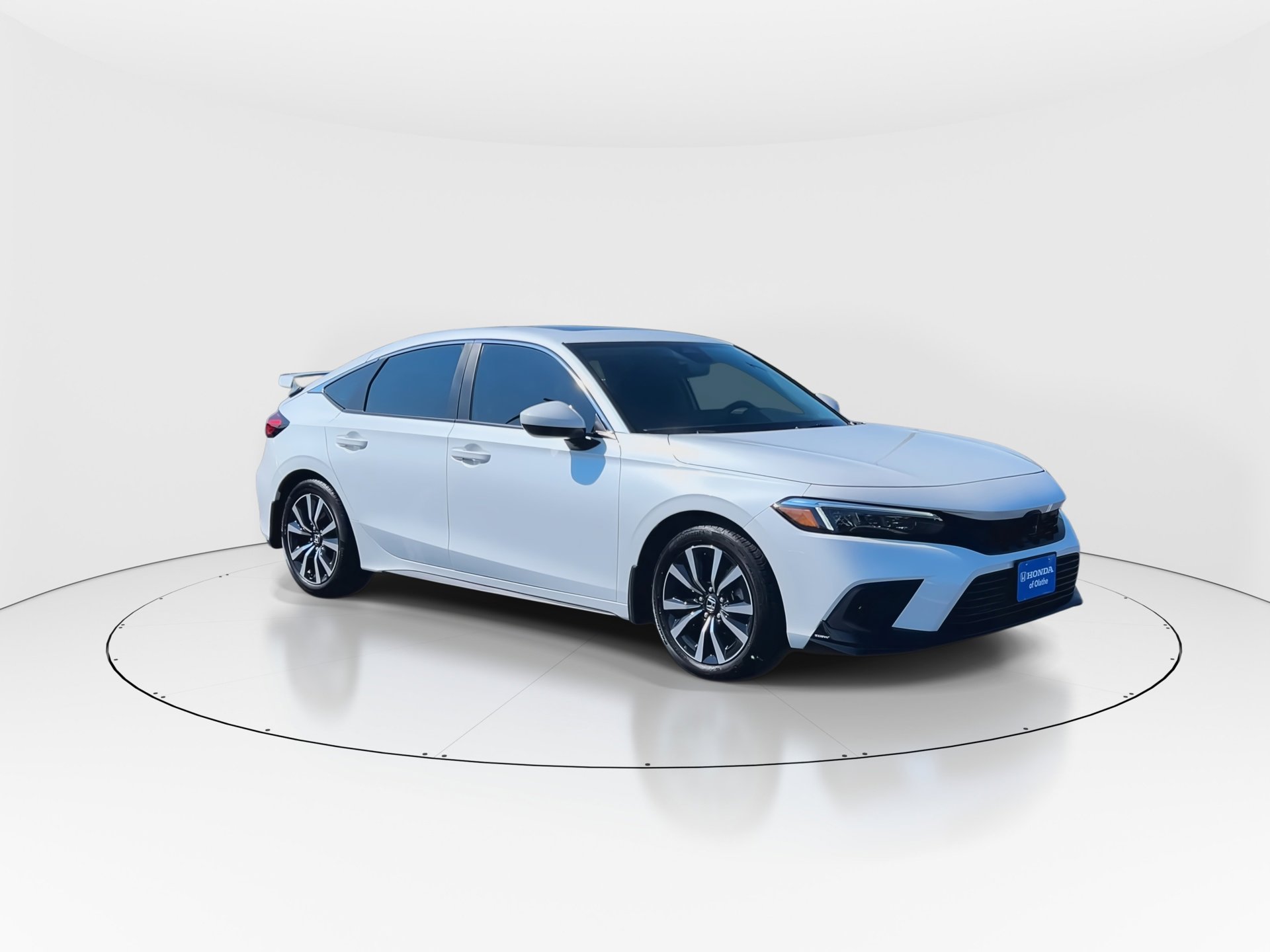 Certified 2024 Honda Civic Hatchback EX-L with VIN 19XFL1H79RE004562 for sale in Kansas City