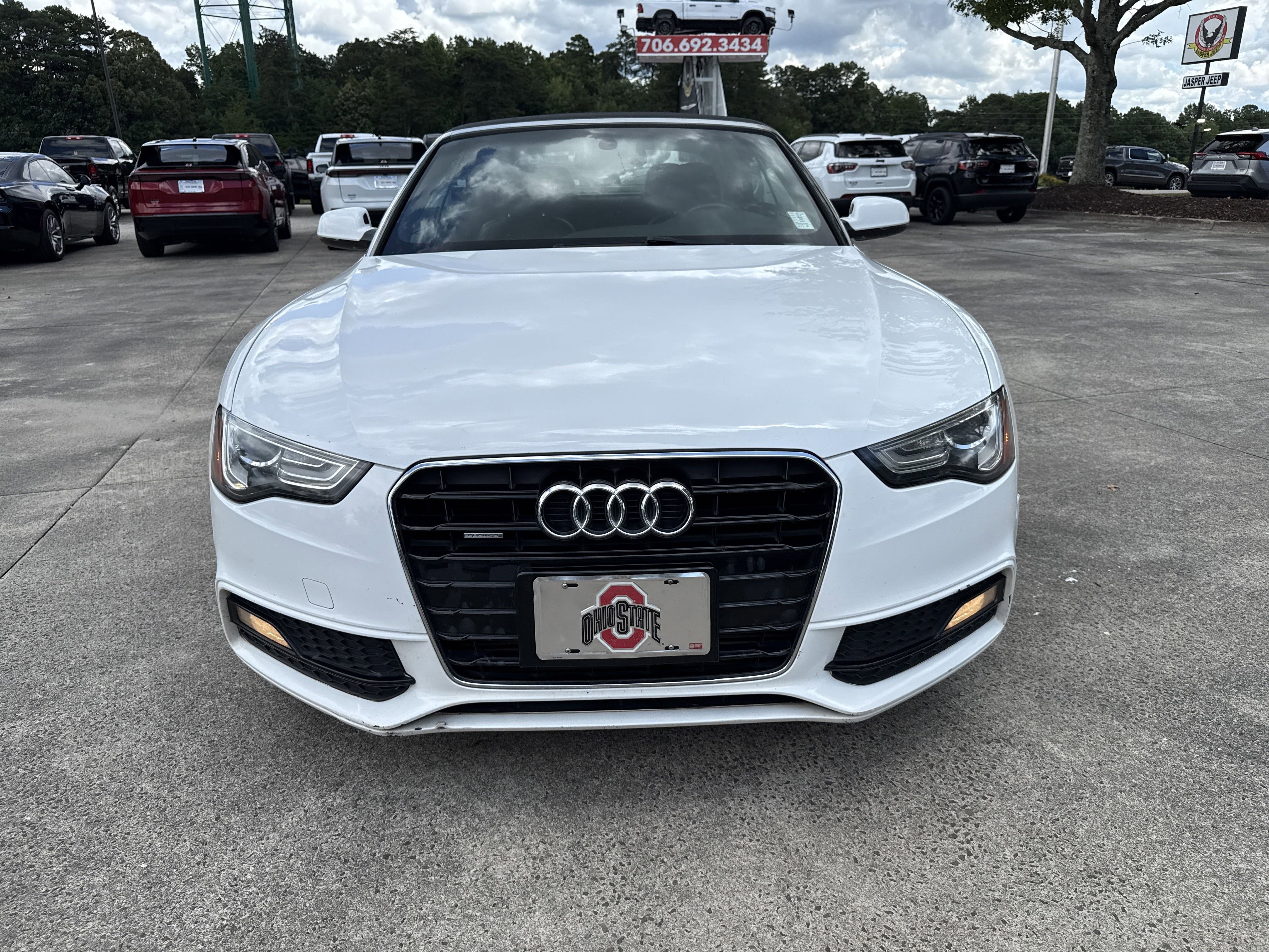 Used 2015 Audi A5 Cabriolet Premium Plus with VIN WAUMFAFHXFN008540 for sale in Jasper, GA