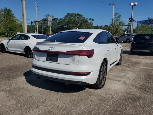 Used 2022 Audi e-tron Sportback Premium Plus with VIN WA12AAGE2NB030832 for sale in Jacksonville, FL
