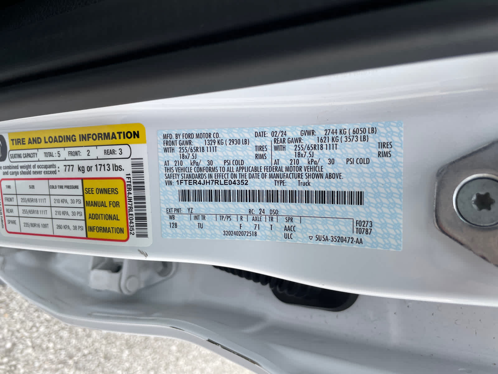 2024 Ford Ranger Lariat photo 27