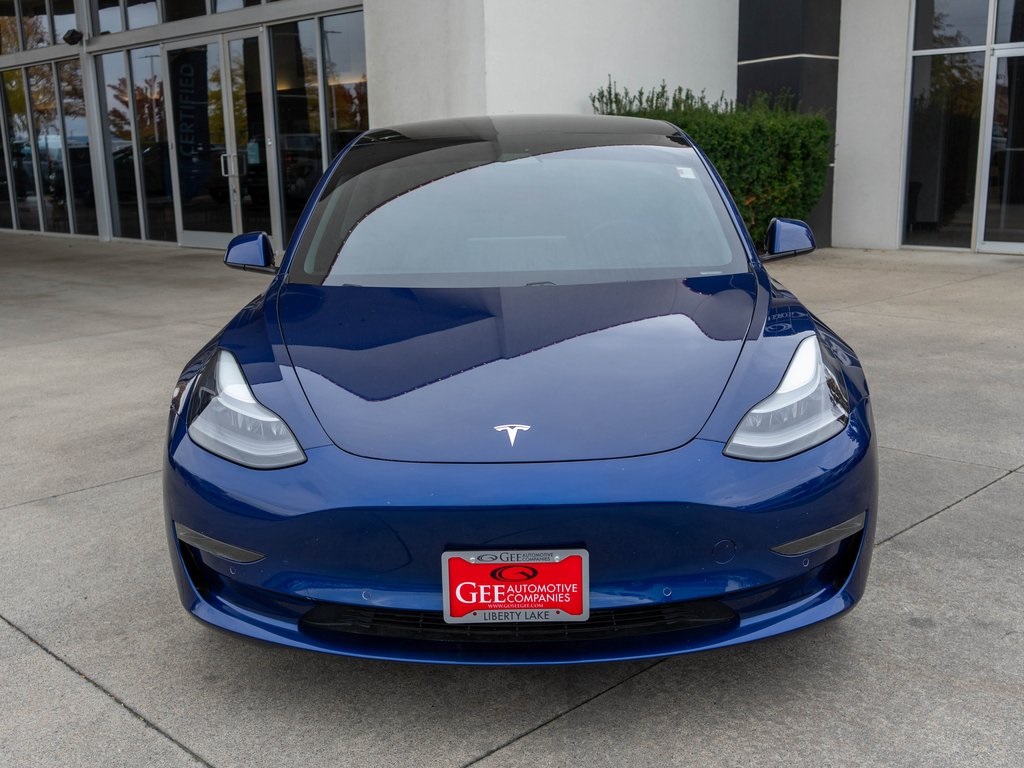 Used 2021 Tesla Model 3 Base with VIN 5YJ3E1EA8MF053297 for sale in Liberty Lake, WA