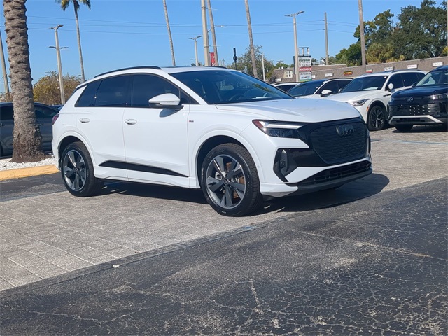 Used 2023 Audi Q4 e-tron Premium Plus with VIN WA1L2BFZ3PP050587 for sale in Tampa, FL
