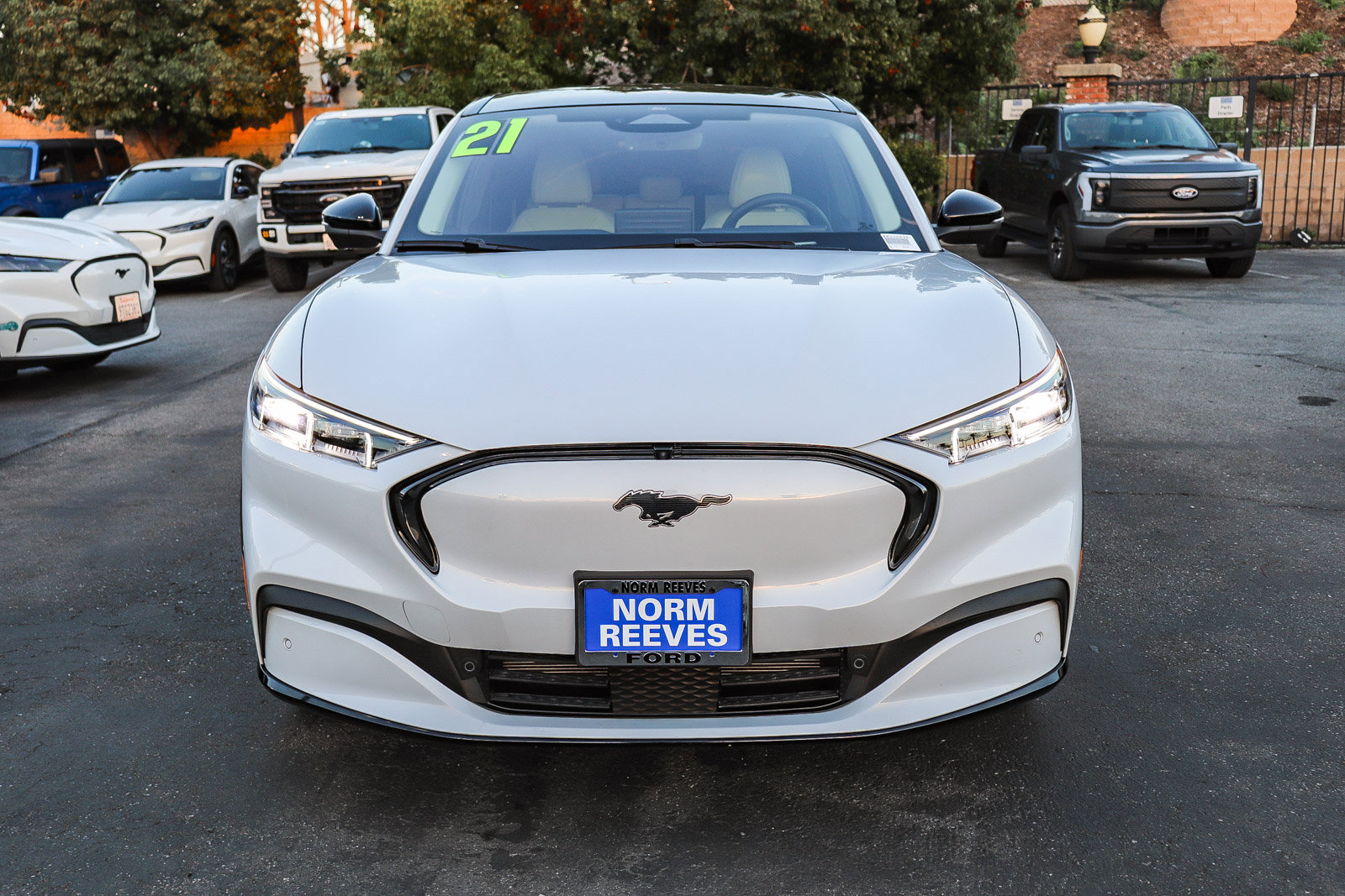 Certified 2021 Ford Mustang Mach-E Premium RWD with VIN 3FMTK3RM5MMA60286 for sale in Cerritos, CA