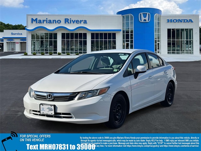 Used 2012 Honda Civic LX with VIN 19XFB2F59CE330783 for sale in Port Jefferson Station, NY