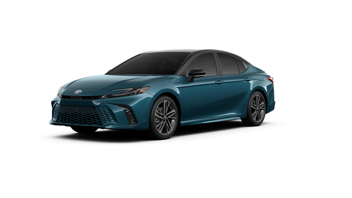 New 2025 Ocean Gem with Midnight Black Metallic roof [extra_cost_color] Toyota XSE image 1