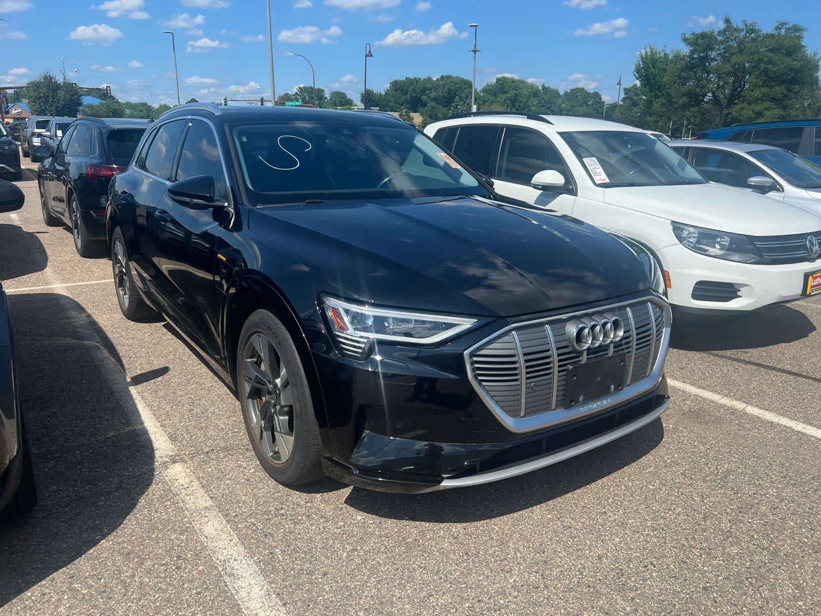 Used 2021 Audi e-tron Premium with VIN WA1AAAGE9MB011981 for sale in Minneapolis, MN