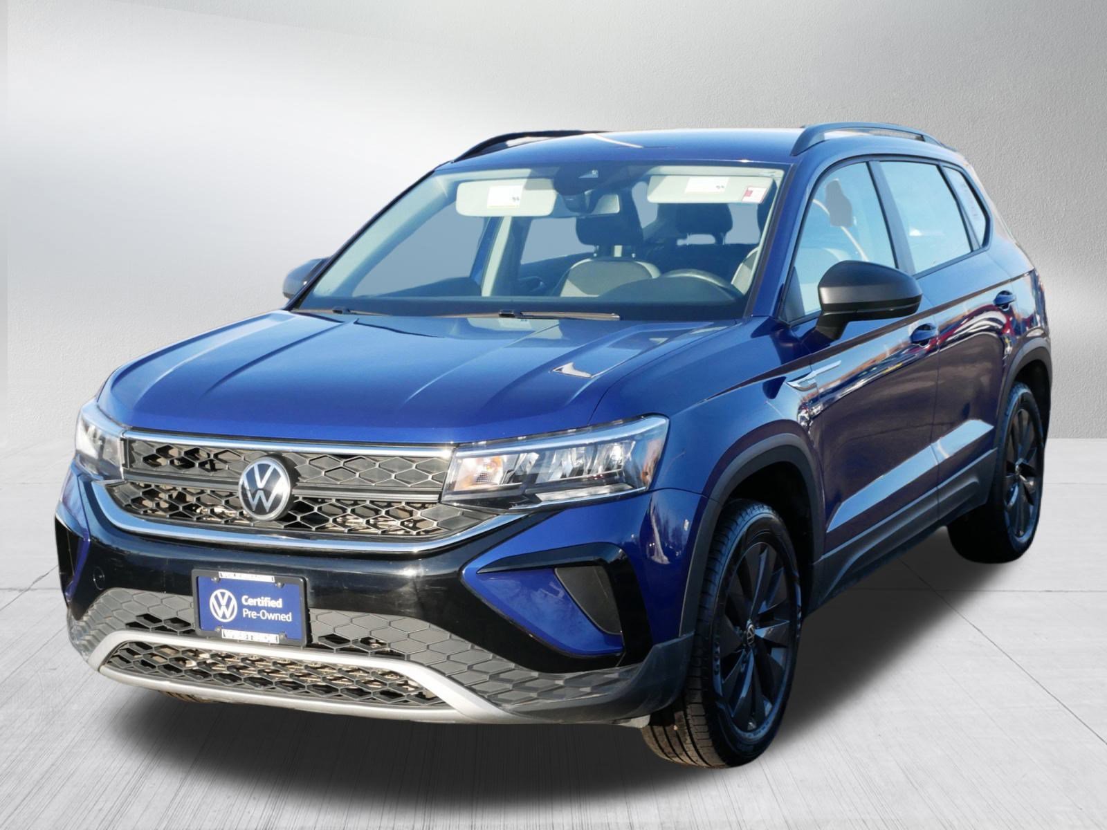 Certified 2022 Volkswagen Taos S with VIN 3VVMX7B25NM049883 for sale in Saint Louis Park, Minnesota